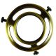 2-1/4" Fitter Cast Brass Uno Glass Holder With (3) 8-32 X 1/2" Knurled Thumbscrews - Ab