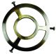 3-1/4" Fitter Cast Brass Uno Glass Holder With (3) 8-32 X 1/2" Knurled Thumbscrews - Ab