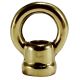 1" Cast Brass Loop With Wireway - Polished & Lacquered
