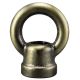 1" Cast Brass Loop With Wireway - Antique Brass