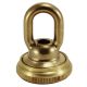 1/8IP Heavy Duty Cast Brass Screw Collar Loop - Unfinished