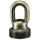 2-1/8" 1/4IP Heavy Duty Cast Brass Screw Collar Loop - Antique Brass