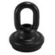 2-1/8" 1/4IP Heavy Duty Cast Brass Screw Collar Loop - Black