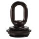 1-3/4" 1/4IP Cast Brass Screw Collar Loop - Bronze