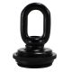 1-3/4" 1/4IP Cast Brass Screw Collar Loop - Black
