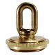 1-9/16" 1/8IP Heavy Duty Cast Brass Screw Collar Loop - Unfinished