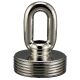 1-9/16" 1/4IP Heavy Duty Cast Brass Screw Collar Loop - Polished Nickel