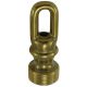 Heavy Duty Cast Brass Screw Collar Loop & Ring With Wireway - 1/4 IPS