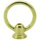 2" Solid Brass Loop 1/8F  -Burnished