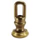 Heavy Duty Cast Brass Screw Collar Loop & Ring With Wireway - 1/2 IPS