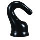 Solid Brass Hook With Wireway 1/8F - Black