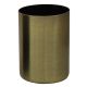 2-1/4" Steel Medium Base Straight Edge Candle Cup - Antique Brass