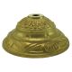 Cast Brass Cap - Unfinished - D: 5-1/2", H: 2-1/2"