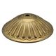 5-1/2" Cast Brass Ribbed Canopy - Unfinished