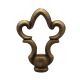 Large Brass Loop Tapped 1/8  IPS - Unfinished