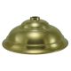 Cast Brass Cap - Unfinished - D: 6-1/4", H: 2-3/8"