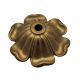 3-1/2" Cast Brass Bobesche Slip 1/8 IPS - Unfinished