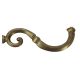 Cast Brass Arm With Wire Way