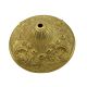 Cast Brass Cap - Unfinished - D: 5-1/2", H: 2-3/8"
