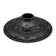 5-1/2" Solid Brass Canopy Slip 1-1/16" - Black With Hi-Lites