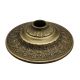 6" Solid Brass Canopy Slip 1-1/16"  - Antique Brass
