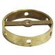 4" 6-Hole Cast Brass Body Center - Unfinished