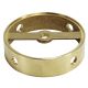 3-1/8" 4-Hole Cast Brass Body Center - Unfinished