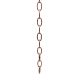 8 Gauge Steel Chain 1 Yard Copper Plated