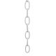 8 Gauge Steel Chain 1 Yard White