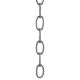 8 Gauge Standard Oval Chain - Pewter