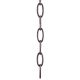 8 Gauge Standard Oval Chain - Antique Bronze