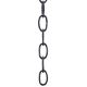 8 Gauge Standard Oval Chain - Black
