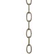 8 Gauge Standard Oval Chain - Antique Brass