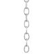 Baby Oval Chain - Satin Nickel