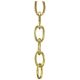 4 Gauge Heavy Oval Chain - Brass Plated