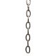 4 Gauge Steel Chain 1 Yard Nickel Plated