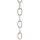 4 Gauge Heavy Oval Chain - Satin Nickel