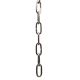 Heavy Side Cut Steel Chain 1 Yard Polished Nickel Plated - 2-1/4" Link Length