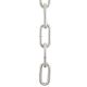 100Lb. Heavy Oval Chain - Satin Nickel - 2-1/4" Link Length
