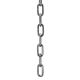 Extra Heavy Steel Chain 1 Yard Polished Nickel Plated