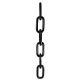300Lb. Extra Heavy Oval Chain - Black