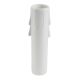 4" Candelabra Molded Plastic Candle Covers - White