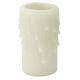 2" Premium Candelabra Base Faux Beeswax Candle Cover - Ivory