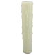 6" Premium Candelabra Base Faux Beeswax Candle Cover - Ivory