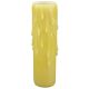 4" Premium Candelabra Base Faux Beeswax Candle Cover - Honey