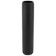 5" Smooth Candelabra Base Faux Beeswax Candle Cover - Black