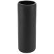 4" Smooth Medium Base Faux Beeswax Candle - Black