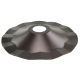 Metal Pendant Shade - Bronze painted white on the bottom