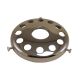 4" Steel UNO Glass Shade Holder - Nickel