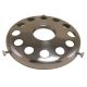4" Steel UNO Glass Shade Holder - Satin Nickel